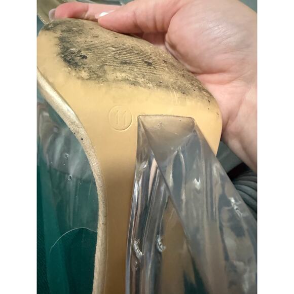 Size 11 Fashion Nova clear heels - Picture 6 of 6